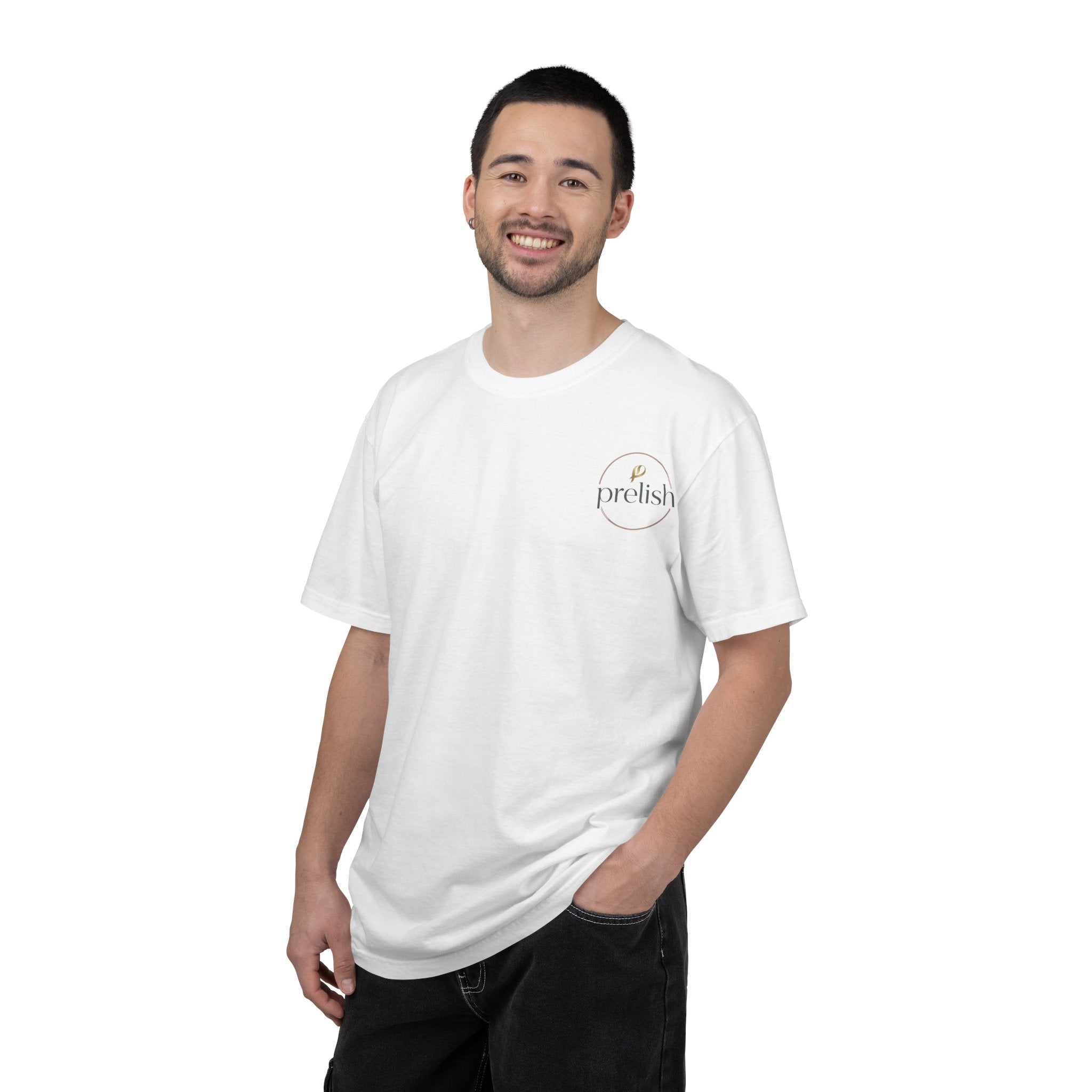 Prelish T-Shirt — Minimalist Small Chest Logo Tee