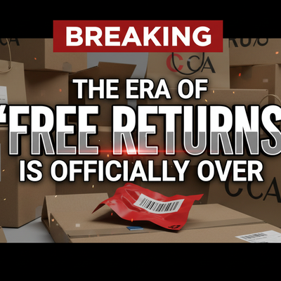 BREAKING: The Era of "Free Returns" Is Officially Over