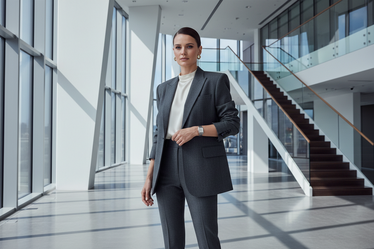 The New Power Suit: Why "Corpcore" is the Defining Look of 2026