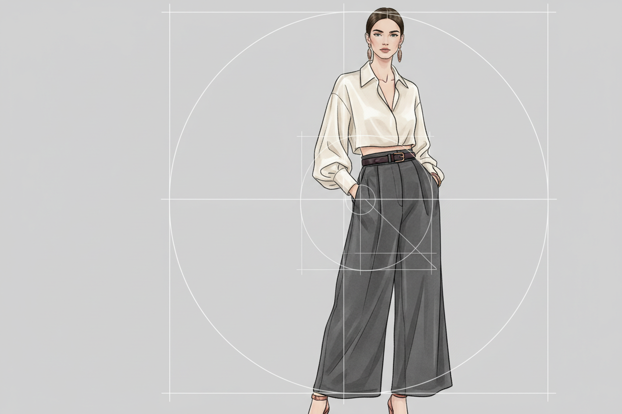 The "Rule of Thirds": The Math Behind a Perfect Outfit