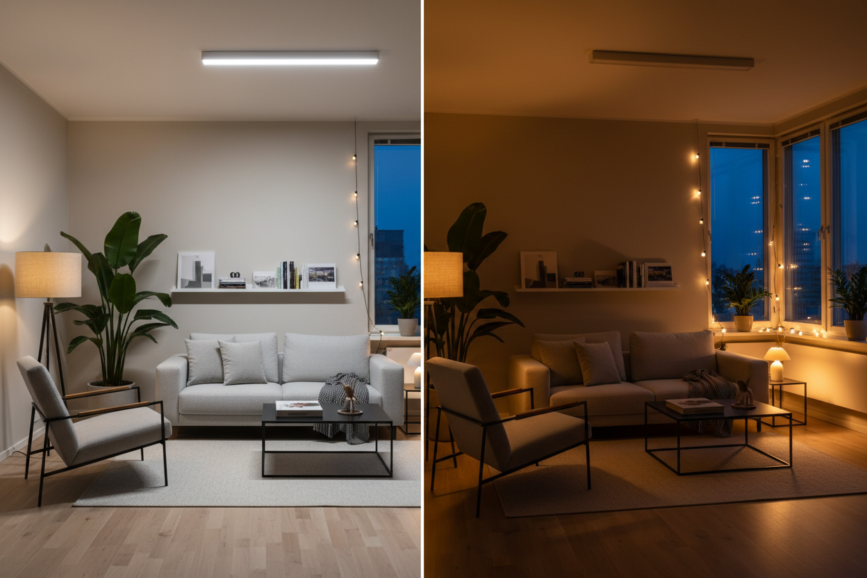 Turn Off the "Big Light." Why Your Home Feels Stressful