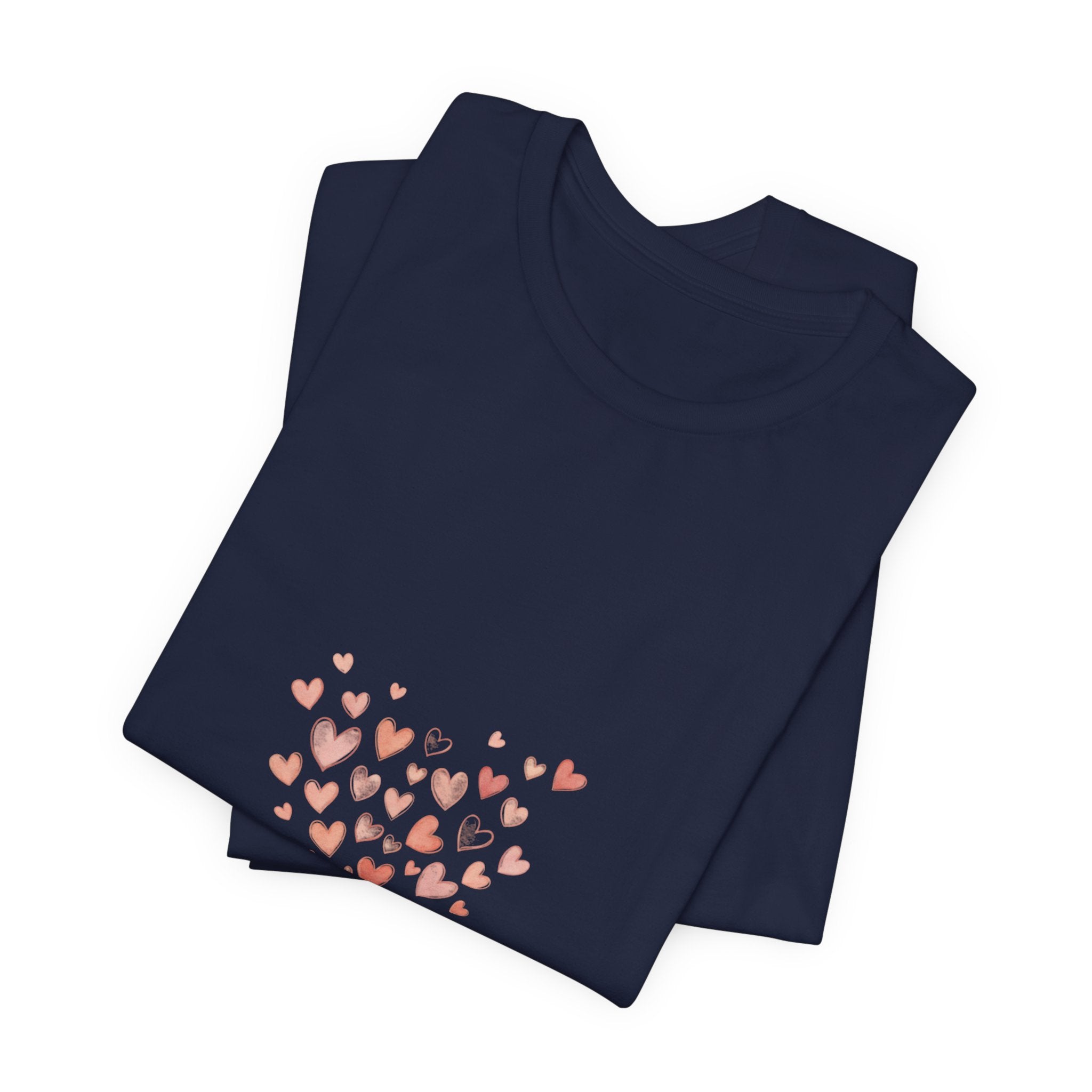 Tiny Heart Cluster Tee | tiny heart design, Valentine doodle