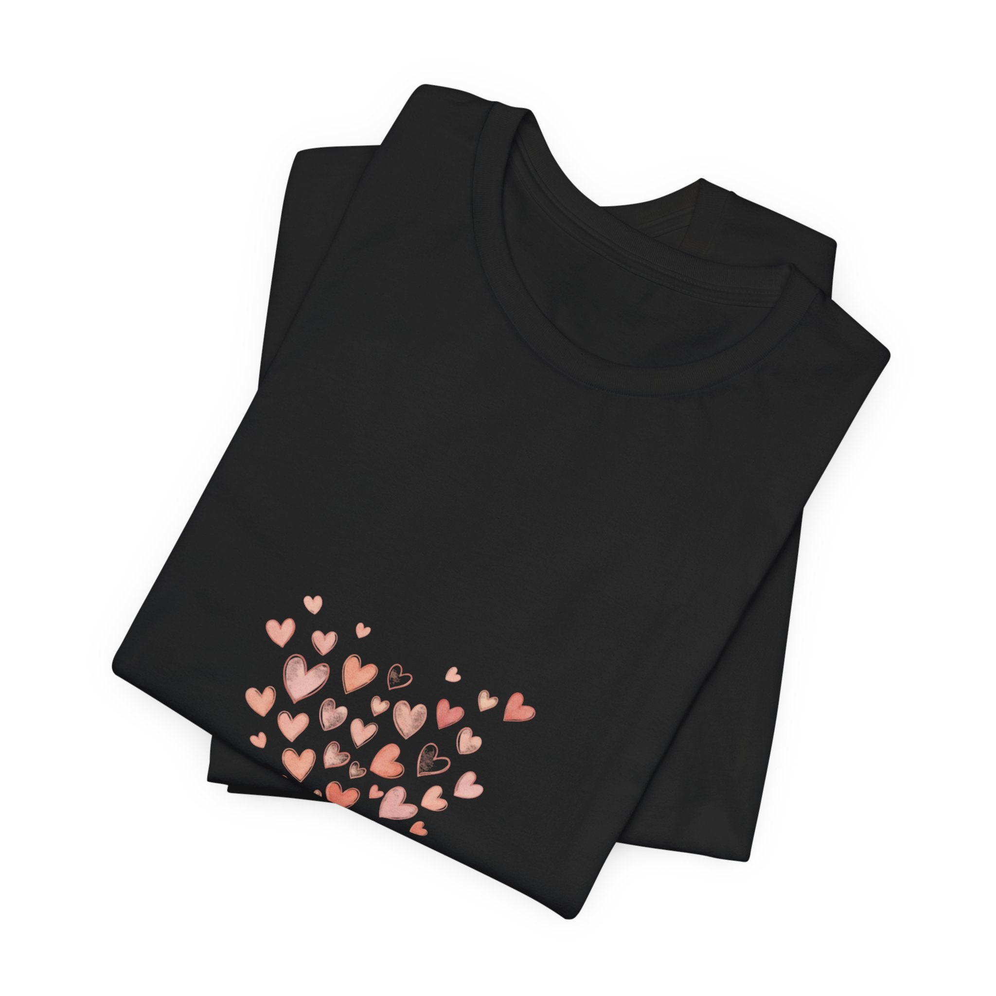 Tiny Heart Cluster Tee | tiny heart design, Valentine doodle