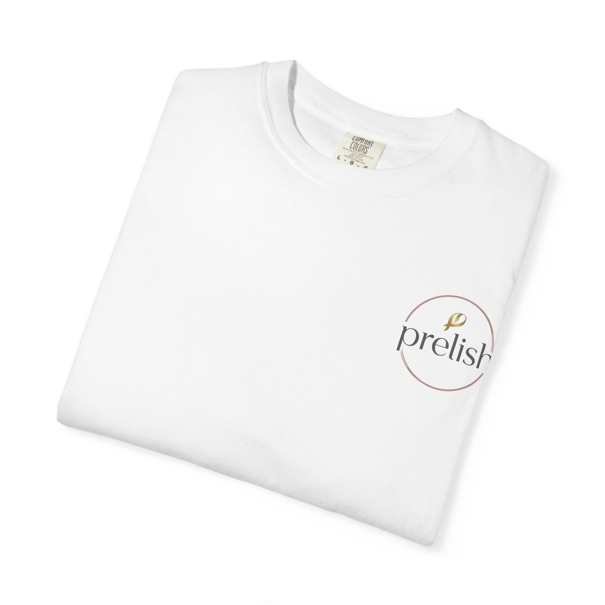 Prelish T-Shirt — Minimalist Small Chest Logo Tee