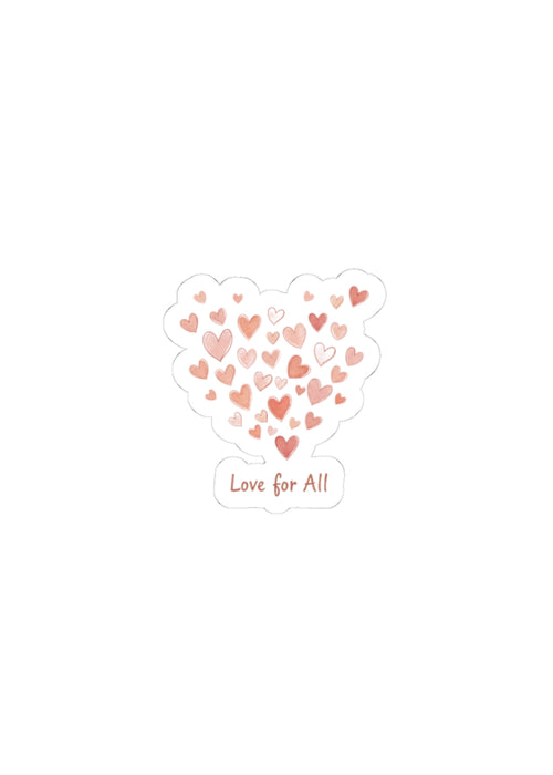 Tiny Heart Confetti Kiss-Cut Stickers | Valentine Doodle, Love for All