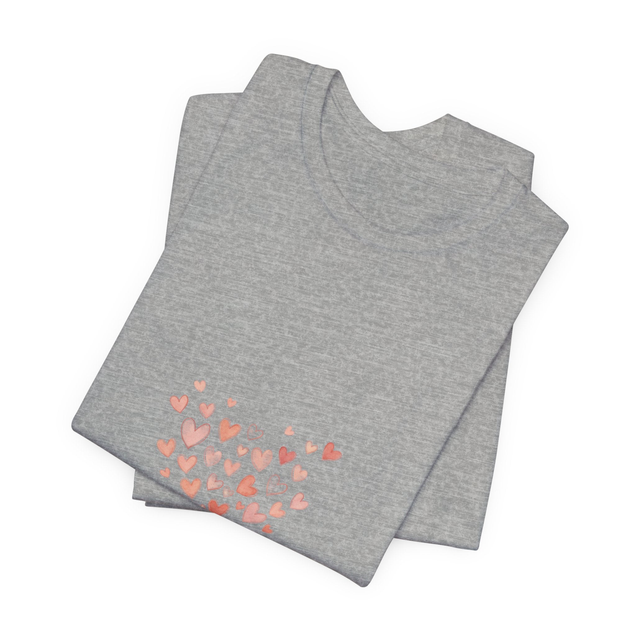 Tiny Heart Cluster Tee | tiny heart design, Valentine doodle