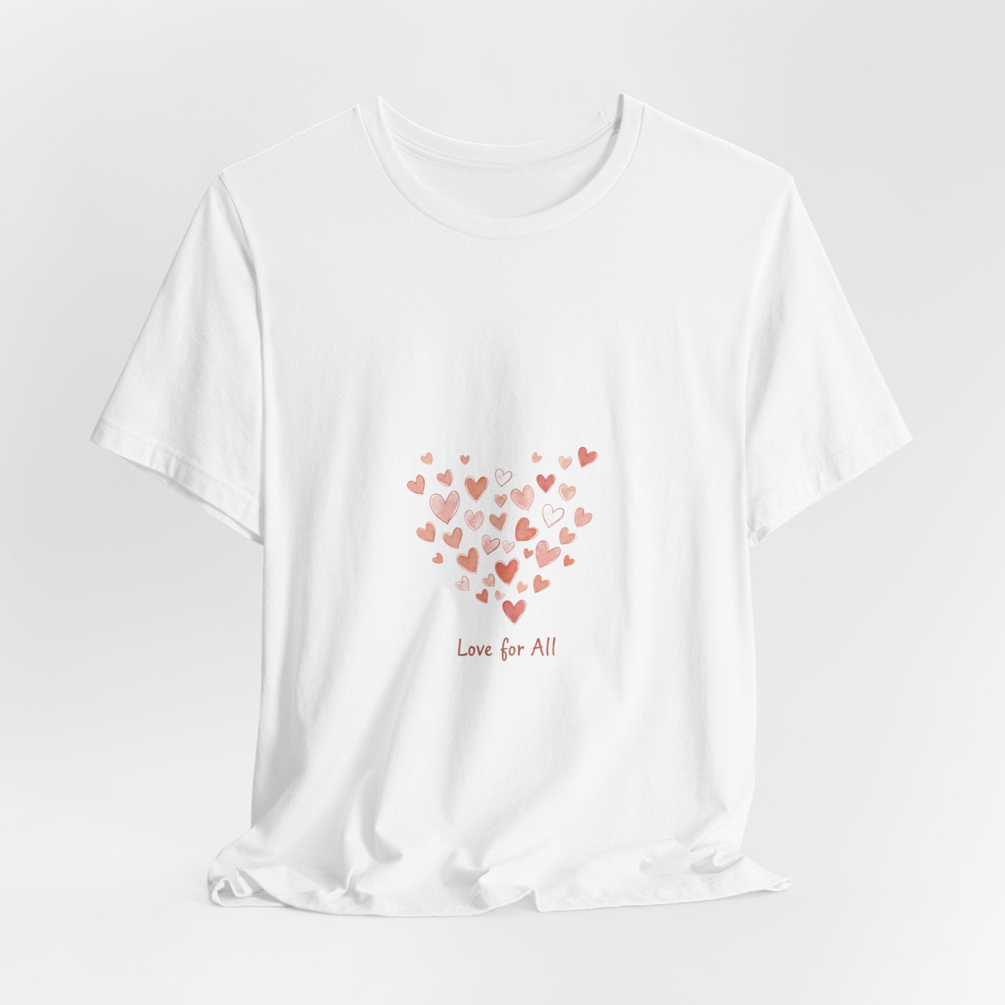 Tiny Heart Cluster Tee | tiny heart design, Valentine doodle